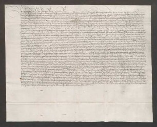 Schuldbrief des Bischofs Philipp von Speyer gegenüber dem St. Guido-Stift zu Speyer über 500 Gulden zu 4,5 Prozent.