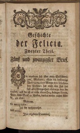 Fünf und zwanzigster Brief. - Acht und zwanzigster Brief.