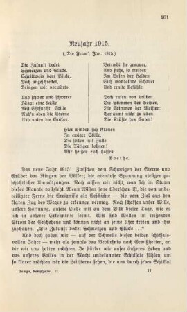 Neujahr 1915