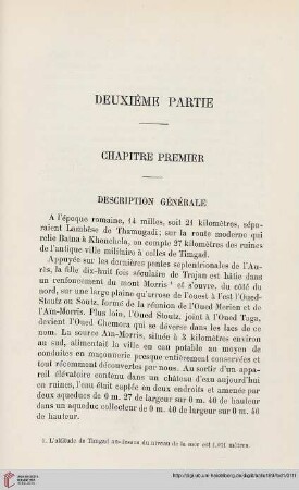 Deuxième Partie