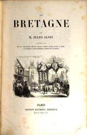 La Bretagne : [gewidmet le Vicomte de Chateaubriand]