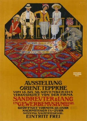 Ausstellung Orient Teppiche. Sandreuter & Lang im Gewerbemuseum Basel