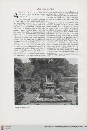 17.1902 =Nr. 66: Artistic private gardens in the United States of America