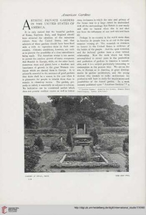 17.1902 =Nr. 66: Artistic private gardens in the United States of America