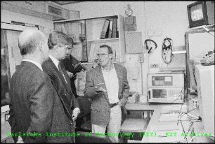 Besuch von Dr. Paul Krüger (Bundesminister für Forschung und Technologie (BMFT)) am Kernforschungszentrum Karlsruhe (KfK)