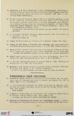 Freidrich der Grosse (Nr. 91-98)