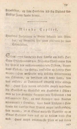 Niende Capitel. Hvorledes forfatteren er bleven bekiendt ...