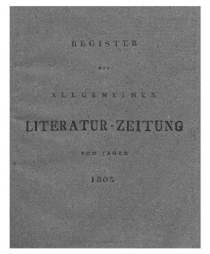 Register der merkwürdigsten Sachen