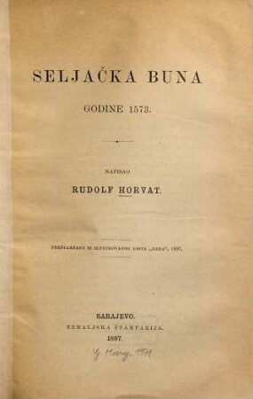 Seljačka buna godine 1573