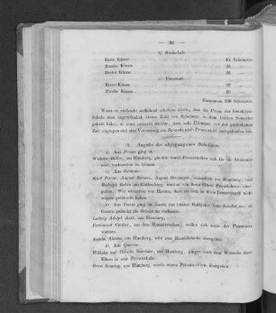 5. Angabe der abgegangenen Scholaren.