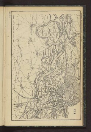 Tafel XIV. Die Donau bei Wien im Jahre 1866.