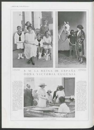 S. M. la reina de España Doña Victoria Eugenia