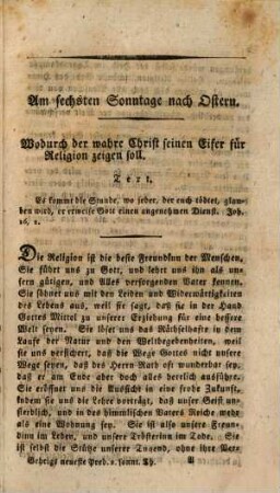 Sämmtliche Predigten, 9. Neueste Volkspredigten und Homilien auf alle Festtage des katholischen Kirchenjahrs. Theil 2