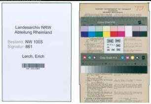 Entnazifizierung Erich Lerch , geb. 12.08.1898 (Angestellter)