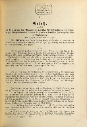 Das allgemeine deutsche Handelsgesetzbuch : nebst dem Preußischen Einführungsgesetze vom 24. Juni 1861 und der Instruktion vom 12. Dezember 1861 ; mit Kommentar