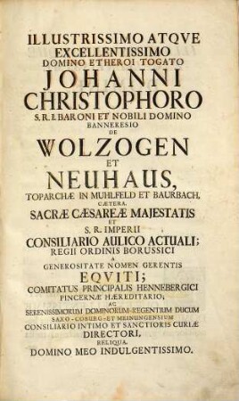 Johannis Henrici De Falckenstein, Consiliarii Et Nobilis Aulici Eichstettensis, Codex Diplomaticus Antiquitatum Nordgaviensium : Ordine Chronologico Digestus, Veterem Nordgaviam, Inprimis Episcopatum Aureatensem Ab Anno Fundationis Suae, Seculo Nimirum Octavo, Ad Moderna Tempora Nostra Dilucidatum Sistens; Notis In Causis Momentosis, Ac Intellectu Difficilioribus, Historicis, Genealogicis, Ac Geographicis Passim Adjectis; Cum Praefixa Veteris Nordgaviae Mappa Geographica
