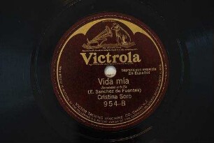 Vida mia : serenata criolla / (E. Sánchez de Fuentes)