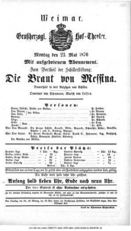 Die Braut von Messina