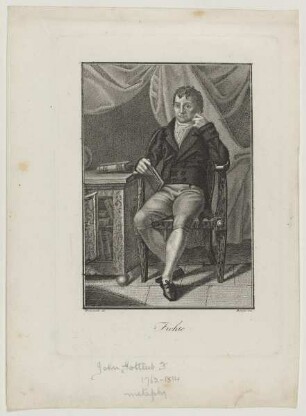 Bildnis Johann Gottlieb Fichte