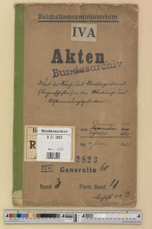 Wert des Reichs- und Staatseigentums in den Abtretungs- und Abstimmungsgebieten: Bd. 3