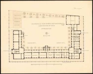 Schule, Ludwigshafen-Friesenheim: Grundriss UG 1:200