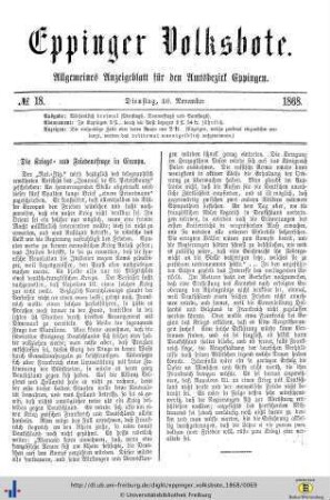 No. 18, 10.11. 1868