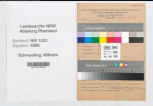 Entnazifizierung Wilhelm Schmuelling , geb. 14.01.1894 (Hilfsarbeiter)