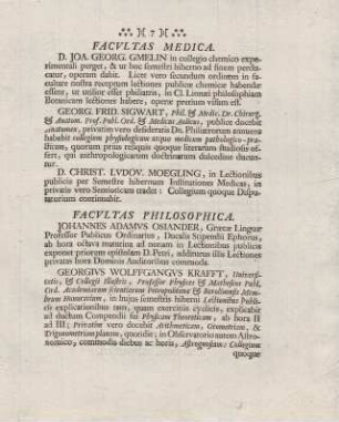 7-8, Facultas Philosophica