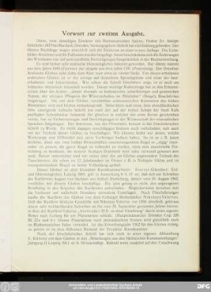 Vorwort zur zweiten Ausgabe.