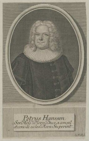 Bildnis des Petrus Hanssen