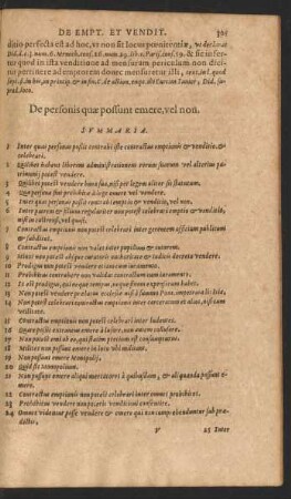 De personis quae possunt emere, vel non.