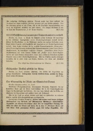 Erfolgreicher Vorstoß nördlich der Aisne.