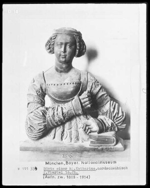 Büste einer heiligen Katharina