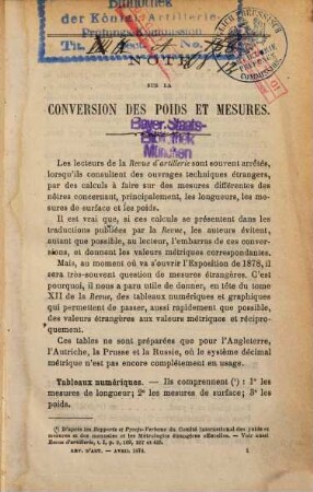 Revue d'artillerie. 12. 1878 = Année 6