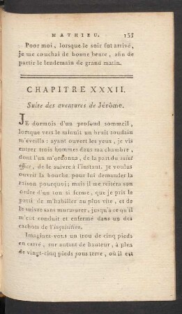 Chapitre XXXII. Suite des aventures de Jérôme