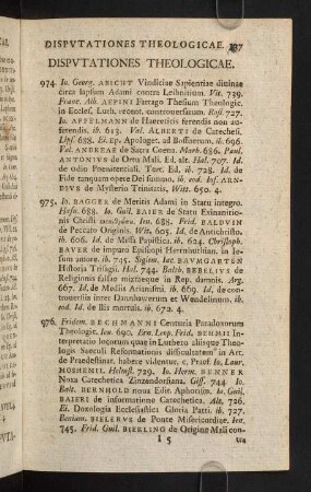137-154, Disputationes Theologicae