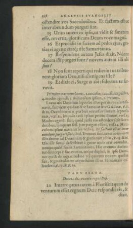 Pars Sexta. Docet de eventu regni Dei.