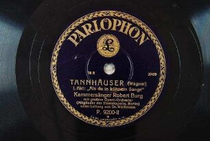 Tannhäuser : 1. Akt: "Als du in kühnem Sange" / (Wagner)