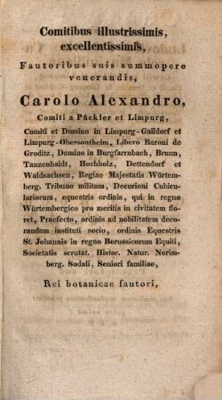 De plantis Fumariaceis systematis naturalis earumque viribus et usu : adiectis descriptionibus specierum, quae in Germania crescunt ; dissertatio inauguralis medico-botanica
