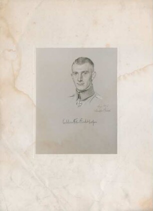 [Bildnis] Lothar Frhr. [von] Richthofen