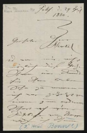 Brief an Heinrich Henkel : 29.04.1880