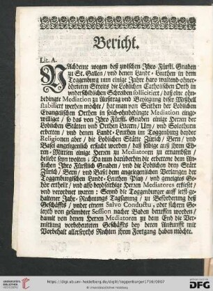 Bericht