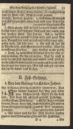 I. Bey dem Anfange des Kirchen-Jahres.