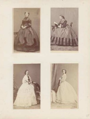 links oben: Unbekannt (Dame) rechts oben: Unbekannt (Dame) links unten: Unbekannt (Dame) rechts unten: Unbekannt (Dame)