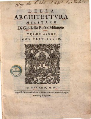 Della architettura militare, 1