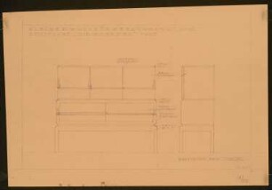 Werkbund-Ausstellung, Stuttgart-Weißenhof Einfamilienhaus Typ C 7: Kleiner Wohnzimmerschrank 1:10