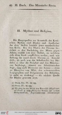 II. Mythus und Religion