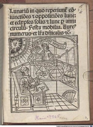 Lunarium sive coniunctiones et oppositiones lunae : 1500 - 1550