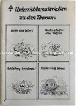 Lehrmaterial zur Friedensbildung in Schulen - Sachkonvolut