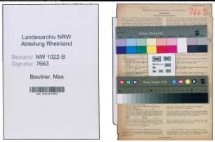 Entnazifizierung Max Beutner , geb. 22.11.1918 (Dentist)